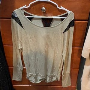 Vintage Havana long sleeve lace shirt